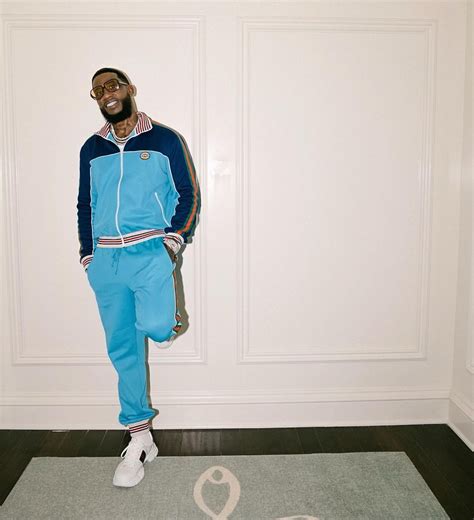 light blue Gucci tracksuit